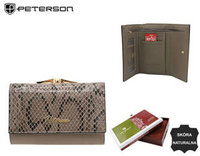 Portfel skórzany RFID PETERSON PTN SM-412