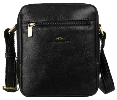 PTN leather bag TB-709-COM BLACK