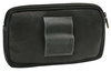 Skórzana saszetka na pasek 3607-MH Black