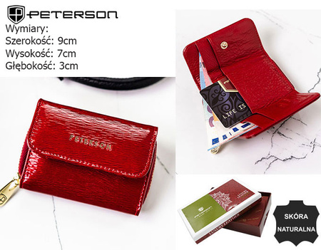 Portfel skórzany RFID PETERSON TN 423229-SH