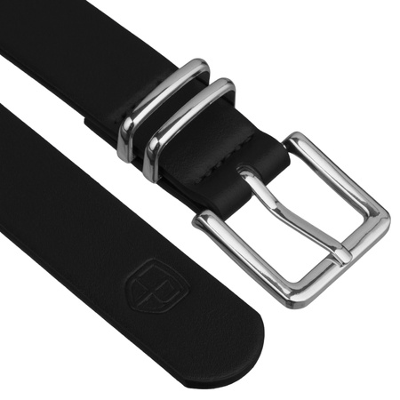 Pasek męski skórzany PTN LTP-BUF BLACK