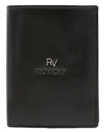 Leather wallet RV-7680278-5-BCA Black