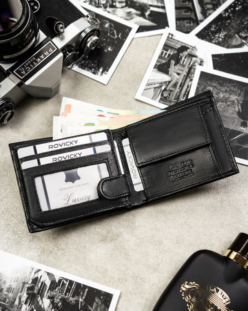 Portfel męski skórzany 0002-RVD Black