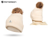 Ciepła czapka damska z domieszką angory PETERSON PTN HAT-08 Beige