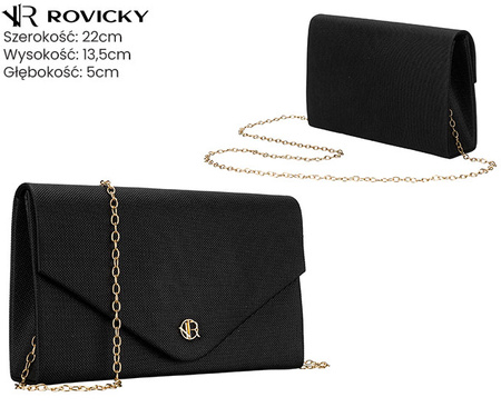 Torebka kopertówka R-XS030-2 Black