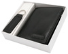 Gift set: leather wallet and keychain PETERSON PTN SET-M-1549-KCS