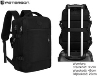 Plecak podróżny PTN 24421 Black