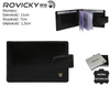Skórzane etui na karty RFID ROVICKY TW-02-RVT Black