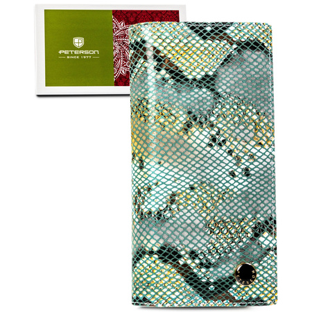 Portfel damski skórzany PTN 421431-SFL Blue