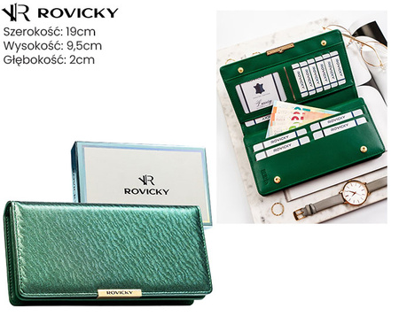 Portfel damski eko R-005-BF8 Green