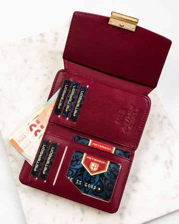Portfel damski eko PTN 0015-THU Bordo