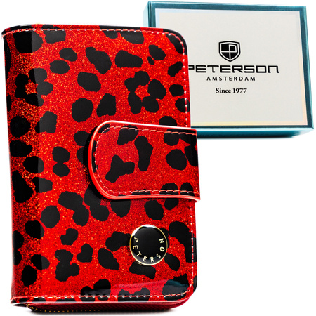 Portfel damski skóra+PU PTN PS115-PDS Red