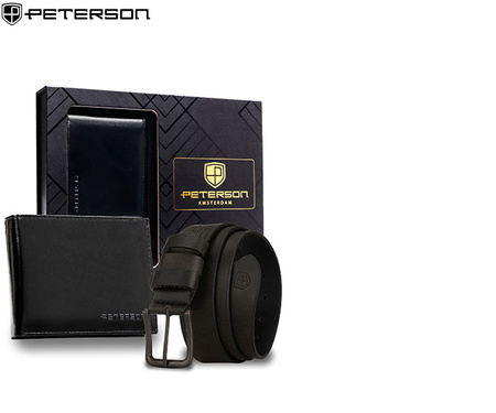 Zestaw portel+pasek PTN N992-33-BW Black