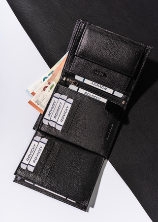 Portfel Męski skórzany R-N4-PDM Black