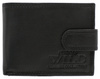 Men's leather wallet N0035L-CCD Black