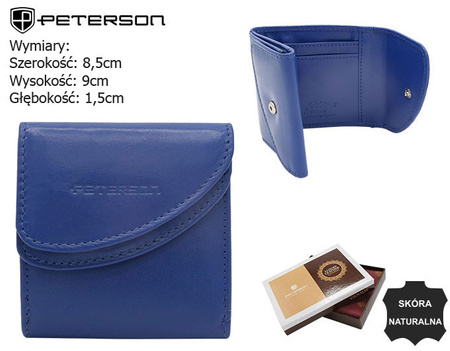 PETERSON PTN RD-N08G-MCL RFID leather wallet