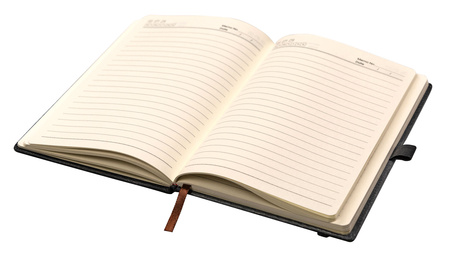 Notes w linie A5 Black