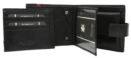 Leather wallet RFID ROVICKY 22321L-RVTP