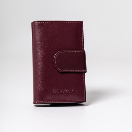 Portfel damski skórzany R-RD-40-GCL Plum