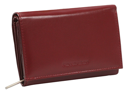 Portfel damski skórzany PTN RD-02-NGV Burgundy