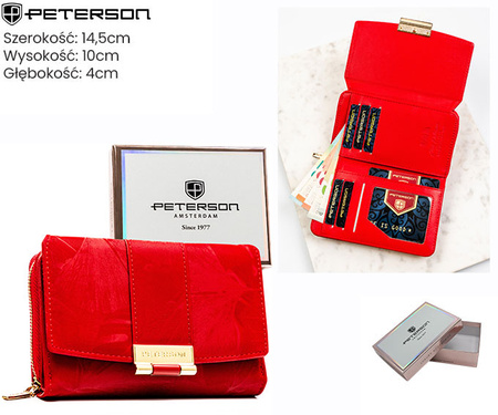 Portfel damski eko PTN 0015-MLF Red