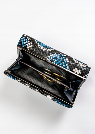 Portfel damski skóra+PU PX23-DNH D.Blue
