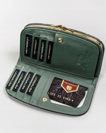 PETERSON PTN 42123-MD RFID leather wallet