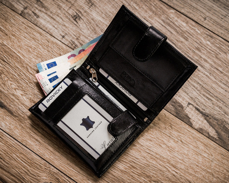 ROVICKY R-RM-10L-GCL men's RFID leather wallet
