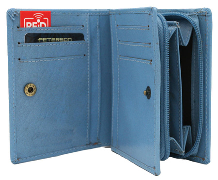 Portfel damski skórzany PTN 2549-BO Blue