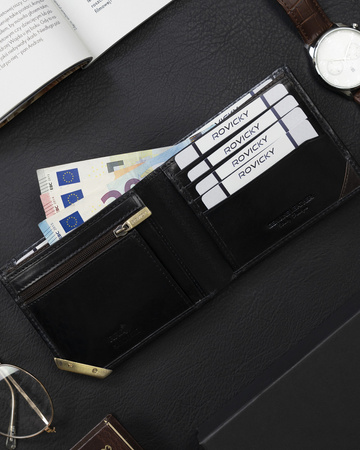 ROVICKY N993-RVTM-GL RFID leather wallet