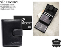 Portfel męski skórzany 0720L-RVD Black