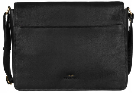 PETERSON PTN 1725-NDM leather laptop bag