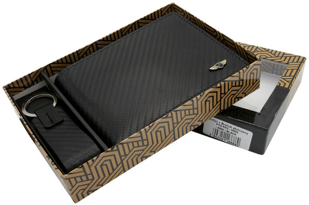 Gift Set: Wallet + Keychain PETERSON PTN PK5-N992