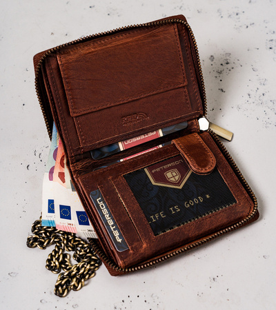 Portfel męski skórzany PTN N4C-09-HWM