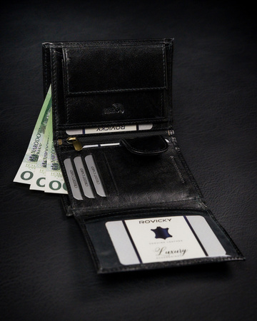 ROVICKY 1502-03-BOR RFID leather wallet