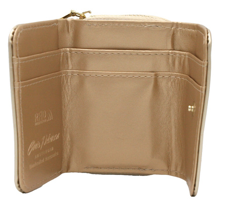 Portfel damski eko w puszce PTN 011-LAK-PUS Gold
