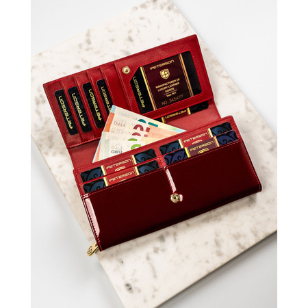 Portfel damski skórzany PTN BC-42106 Red 