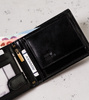 Men's Leather Wallet N61-RVTP-3036 Black-Red