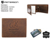 PETERSON PTN N992-BE-BEAR RFID leather wallet
