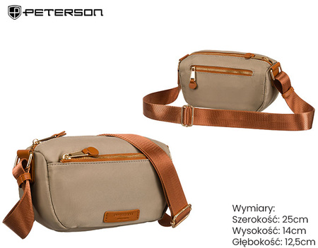 Torebka PTN JN-06 Khaki-Brown