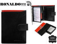 RONALDO N104L-VT RFID leather wallet
