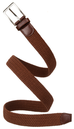 Pasek Parciany R-PAR-PU-115 Brown-Brown