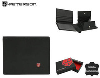 PTN MR-12-CN BLACK leather wallet