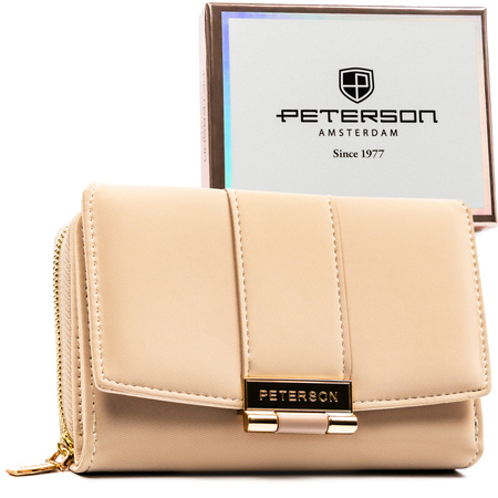 Portfel damski eko PTN 0015-THU Beige