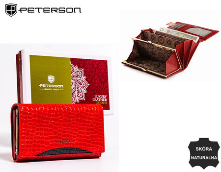 Portfel skórzany RFID PETERSON PTN MC-466