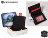 Portfel skórzany RFID PTN 302.03 Black+Red