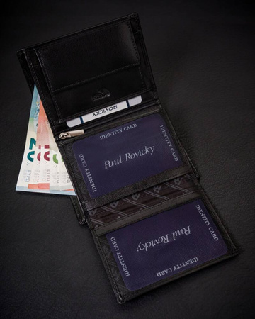 Leather Wallet RV-7680277-BCA Black