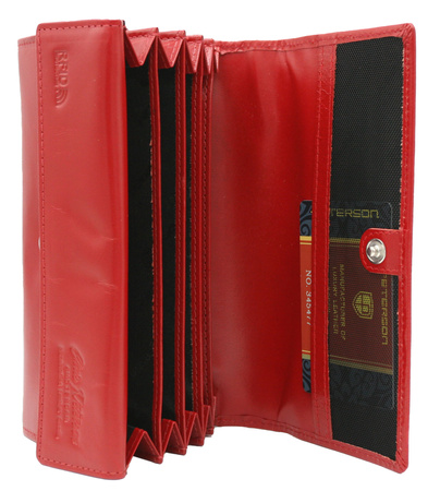 Portfel damski skórzany PTN D03-NGV Red