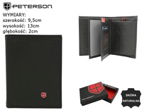 PTN MR-14-CN BLACK leather wallet