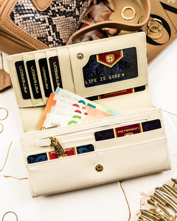 Portfel skóra + PU PTN PX27-PF1 Rose